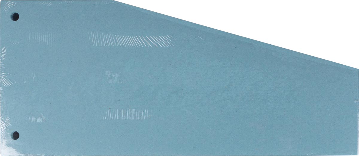 Trapezium verdeelstroken van Pergamy, 100 stuks per pak, in het blauw