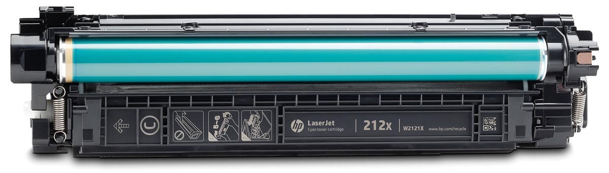 Printercartridge: HP toner 212X, 10.000 pagina's, OEM W2121X, cyaan