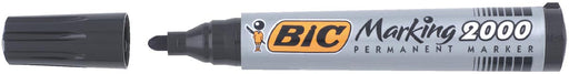 Bic permanent marker 2000-2300 zwart, schrijfbreedte 1,7 mm, ronde punt 12 stuks, OfficeTown
