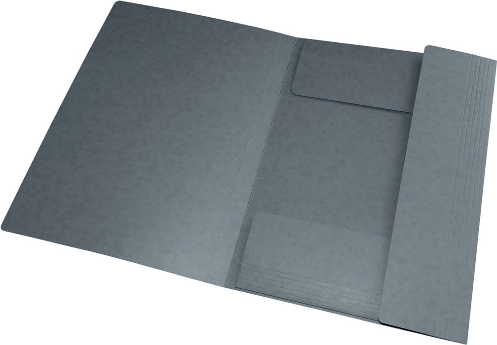 Oxford Top File+ elastomap, A4-formaat, grijs, 10 stuks