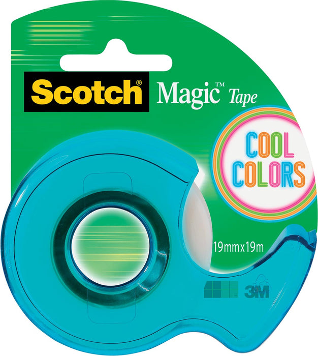 Scotch Tape Dispenser Cool Colors Maxi 12 stuks