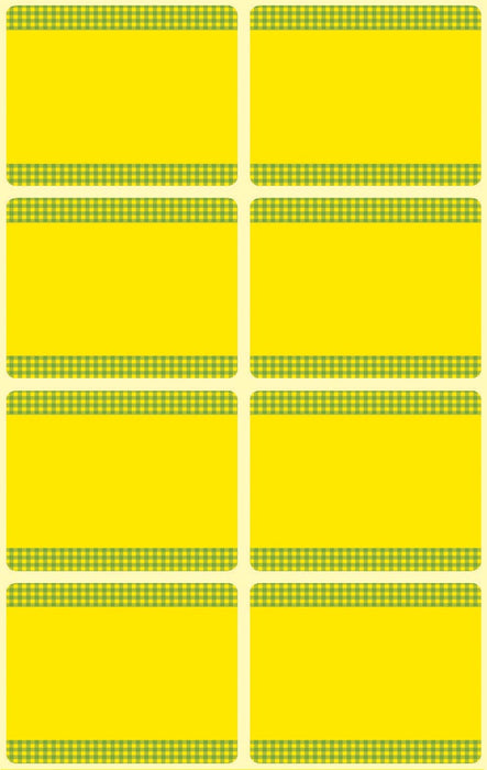 Avery diepvriesetiketten in blister, geel, 40 etiketten 10 stuks, OfficeTown