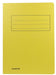 Class'ex dossiermap, 3 kleppen ft 23,7 x 34,7 cm (voor ft folio), geel 50 stuks, OfficeTown