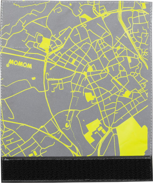 Wowow Quadro City map reflectieband, 15 x 18 cm