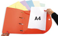 Tarifold smartfolder, geperforeerde showtas, geassorteerde kleuren, pak van 6 stuks 10 stuks, OfficeTown