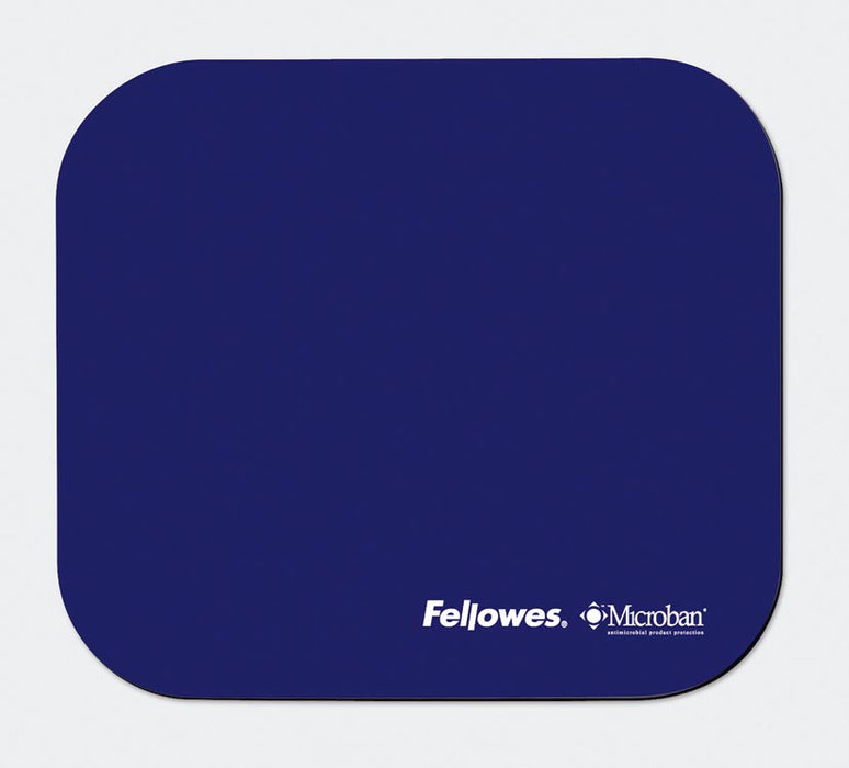 Fellowes muismat met Microban, blauw