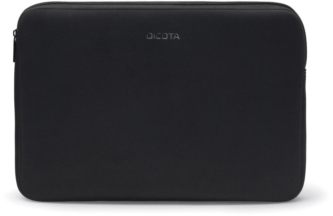 Laptop hoes van Dicota, neopreen materiaal, zwart, geschikt voor laptops tot 14,1 inch