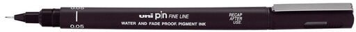 Uni Pin fineliner, 0,05 mm, ronde punt, zwart 12 stuks, OfficeTown