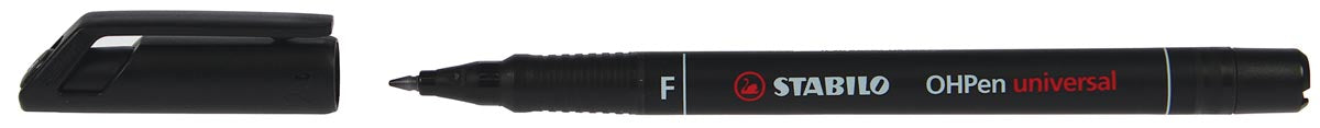 STABILO OHPen universeel, OHP-marker, permanent, fijn 0,7 mm, zwart