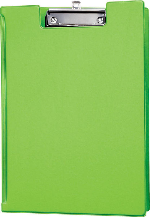Klemmap met insteekhoes A4 staand neon groen