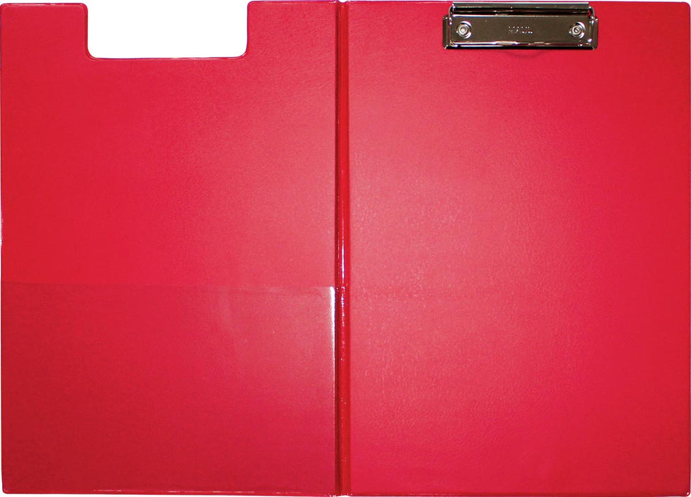 MAUL klembordmap met insteek A4 rood met metalen klem