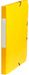 Pergamy elastobox, rug van 2,5 cm, geel 10 stuks, OfficeTown