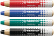 Stabilo MARKdry potlood voor whiteboards, etui van 4 stuks in geassorteerde kleuren 10 stuks, OfficeTown