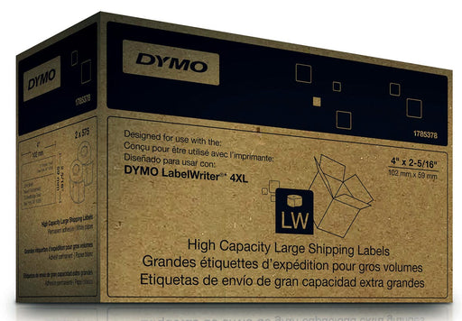 Dymo etiketten LabelWriter ft 102 x 59 mm, wit, 1150 etiketten, OfficeTown