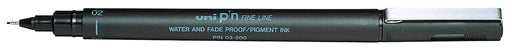 Uni Pin fineliner, 0,2 mm, ronde punt, zwart 12 stuks, OfficeTown