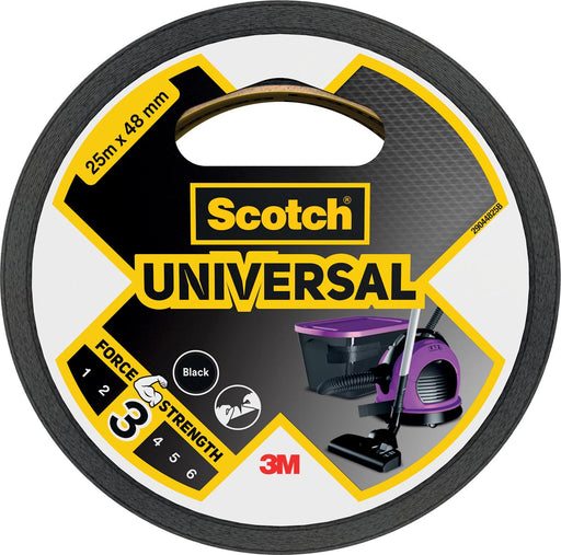 Scotch ducttape Universal, ft 48 mm x 25 m, zwart 6 stuks, OfficeTown
