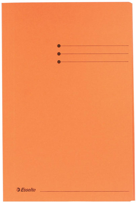 Esselte dossiermap oranje, ft folio 50 stuks