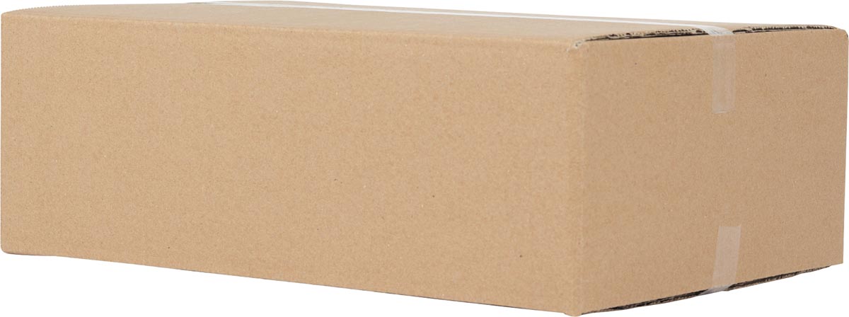 Verpakkingsdoos Enkele golflaag 3 mm dik Bruin formaat 305 x 220 x 100 mm 30 stuks