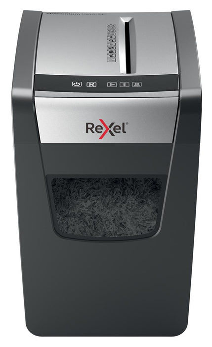 Rexel Momentum X410-SL Slimline papiervernietiger: Veilig en Efficiënt Versnipperen met Gemakkelijke Bediening!