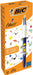 Bic 4 Colours Messages, balpen, 0,32 mm, 4 klassieke inktkleuren, doos van 12 stuks 18 stuks, OfficeTown