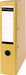 Pergamy ordner, voor ft A4, uit PP en papier, zonder beschermrand, rug van 7,5 cm, geel 20 stuks, OfficeTown