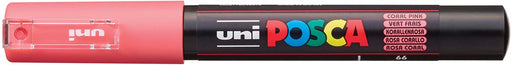 Uni POSCA paintmarker PC-1MC, 0,7 mm, koraalrood 6 stuks, OfficeTown