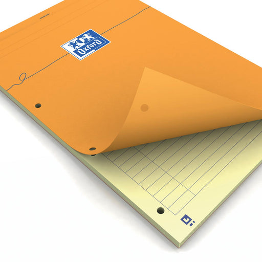 Oxford Orange Pads schrijfblok, ft A4+, gelijnd, 160 bladzijden, 4-gaatsperforatie 5 stuks, OfficeTown