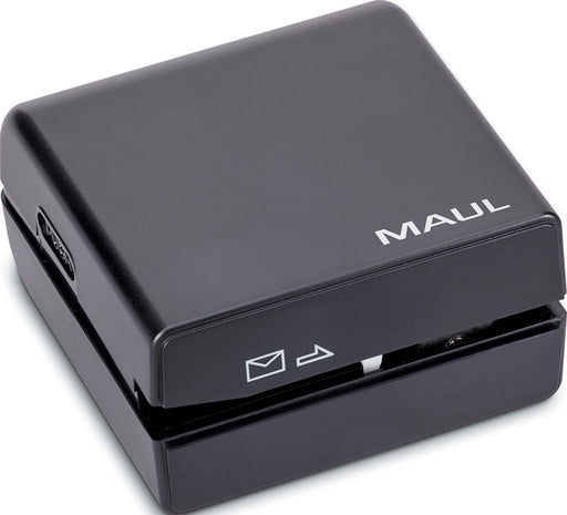 MAUL briefopener electrisch incl. batterijen, 7.4x7.4x7.4cm, zwart 5 stuks, OfficeTown