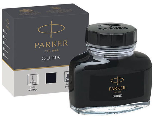 Parker Quink inktpot zwart 12 stuks, OfficeTown