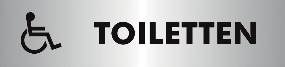 Stewart Superior zelfklevend pictogram toiletten voor gehandicapten