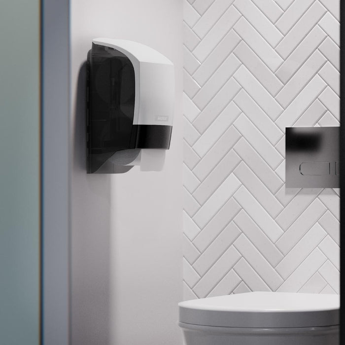 Katrin toiletpapierdispenser Inclusive met transparante zijkanten