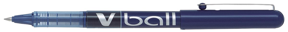 Vloeibare-inkt rollerbal Vball 05, blauw met metalen punt