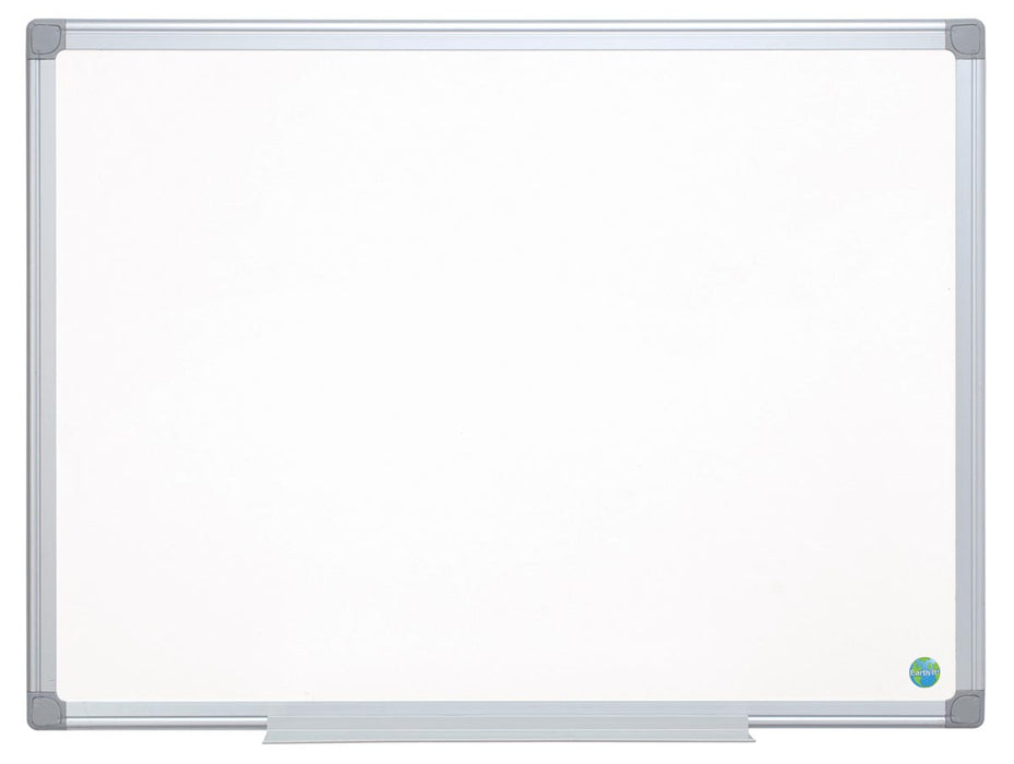 Aardappelverf Magnetisch Whiteboard 60 x 90 cm met Gerecyclede Aluminiumkader
