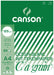 Canson tekenblok C à grain 125 g/m², ft 21 x 29,7 cm (A4) 6 stuks, OfficeTown