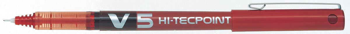 Pilot roller Hi-Tecpoint V5 rood 12 stuks met 0,3 mm schrijfbreedte