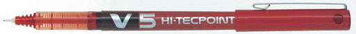 Pilot roller Hi-Tecpoint V5 schrijfbreedte 0,3 mm rood 12 stuks, OfficeTown