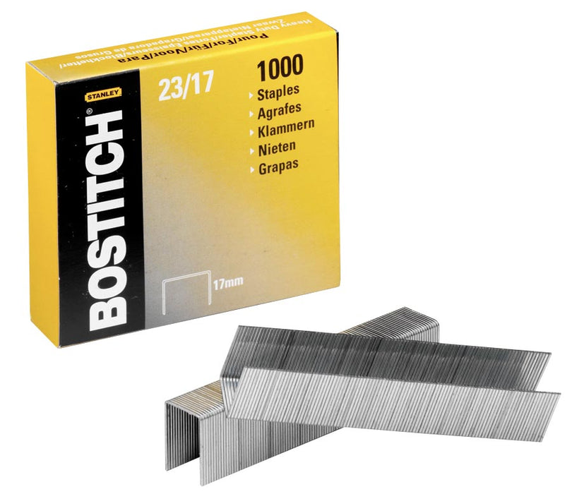 Nietjes Bostitch 23-17-1M, 17 mm, verzinkt, voor 00540, HD-23L17, HD-12F