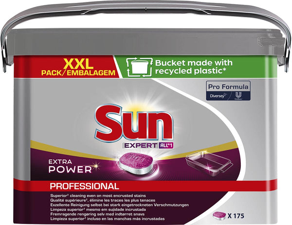 Sun vaatwastabletten All In 1 Extra Power, pak van 175 stuks