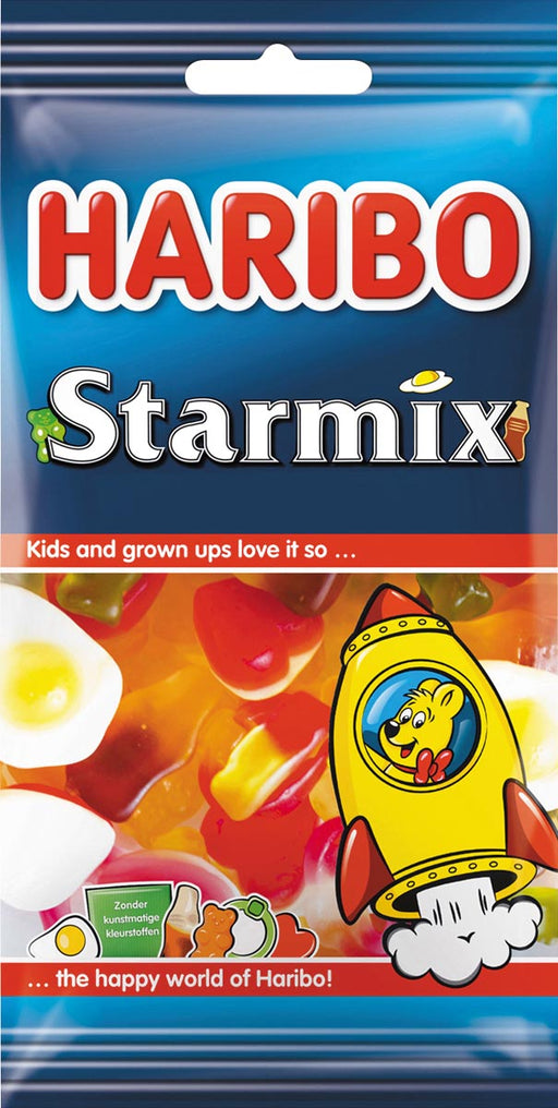 Haribo snoep Starmix, zak van 100 g 8 stuks, OfficeTown