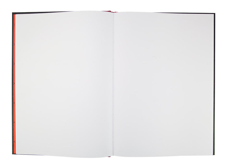 Oxford BLACK N' RED notitieboek, 192 pagina's, ft A4, blanco 5 stuks