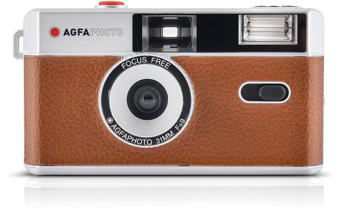 AgfaPhoto retro analoge filmcamera, 35mm, bruin
