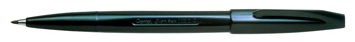 Pentel Sign Pen S520 Zwart met acrylpunt van 2 mm