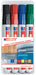 Edding permanent marker e-3300 blister van 4 stuks in geassorteerde kleuren 10 stuks, OfficeTown