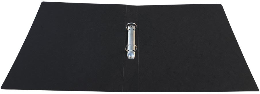 Bronyl ringmap, voor ft A4, uit glanskarton, 2 ringen van 25 mm, zwart 12 stuks, OfficeTown