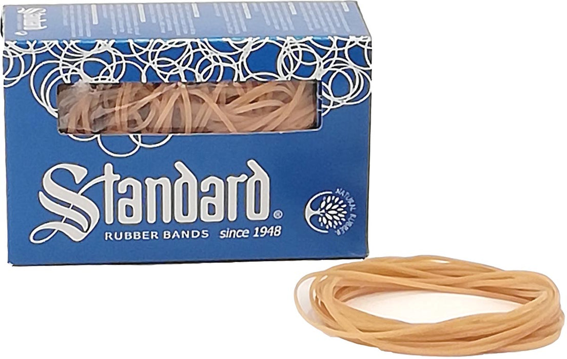 Standaard elastieken van natuurlijk rubber, 1,5 x 100 mm, 100 g doos.