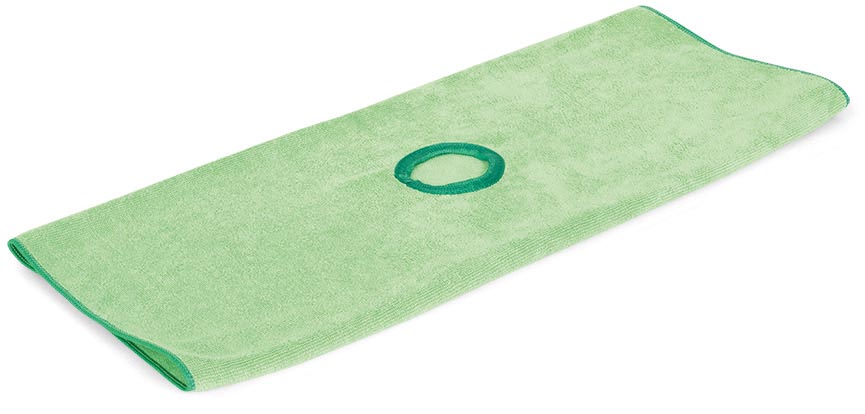 Greenspeed Originele Microvezel dweil met gat, groen, afmeting 70 x 53 cm, 5 stuks