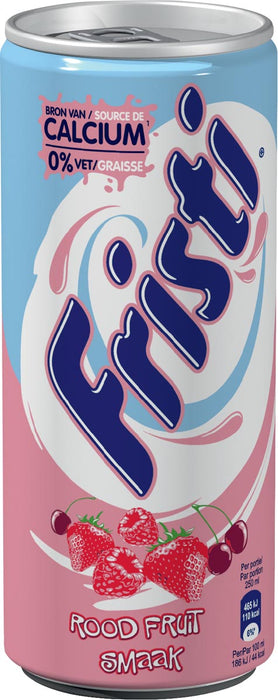 Fristi yoghurtdrank, blik van 25 cl, pak van 12 stuks