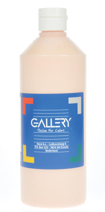Gallery plakkaatverf, flacon van 500 ml, huidskleur