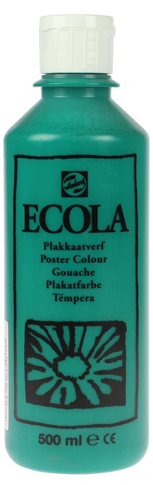 Talens Ecola plakkaatverf 500 ml knijpflacon, donkergroen