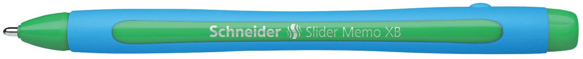 Schneider Balpen Slider Memo XB groen 10 stuks